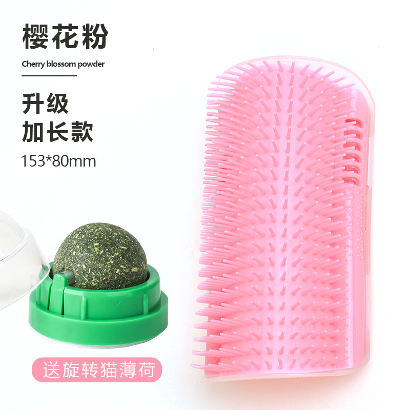 Venta caliente, dispositivo de picazón para gatos, artefacto de piel para frotar en la esquina, tablero de agarre para gatos, sin migajas, cosquillas en la cara, juguete para gatos