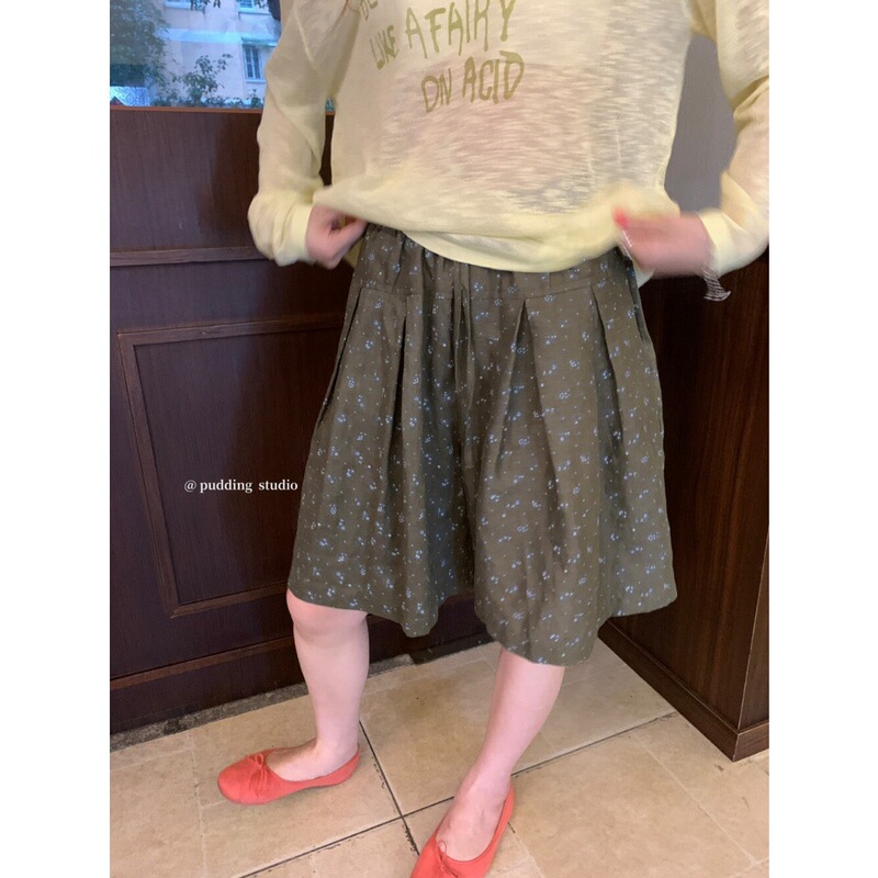 New for summer! Pudding's super comfortable and versatile Tencel linen wide-leg pants