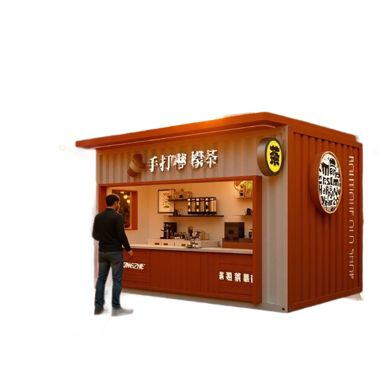 Quiosco de venta en caliente, centro comercial, parque, puesto móvil, mercado nocturno, punto escénico, quiosco de boletos, carro de comedor en línea