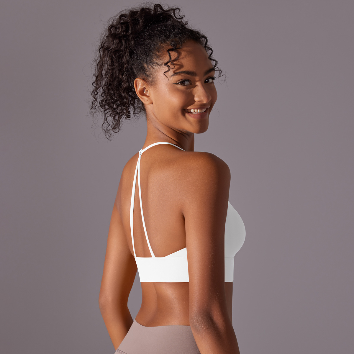 140g Weight Sleeveless Sleeve Length Nylon Fabric Type Short Top Length Halter Crisscross Tank Tops Type Fitness, Yoga, Sports Occasion Halter Neck Neckline Solid Color Pattern Sports Style Sports Solid Color Nylon Halter Neck Active Tops Halter Crisscross Tank 12