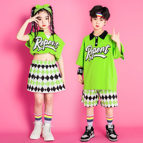 Children's Day Performance Costumes Cheerleader Primary School Sports Meet Class Uniforms Kindergarten Graduation Photo Performance Costumes Summer