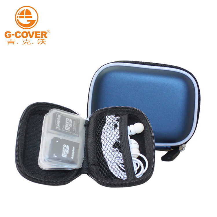 厂家批发新款eva耳机包SD卡包苹果配件收纳包硬壳数据线包零钱包