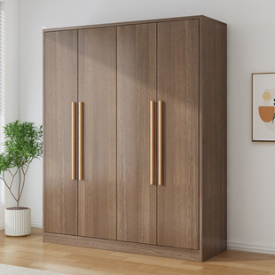 Wardrobe Home Bedroom Rental Room Simple Assembly Economical Solid Wood Children's Small Apartment Storage Cabinet Wardrobe