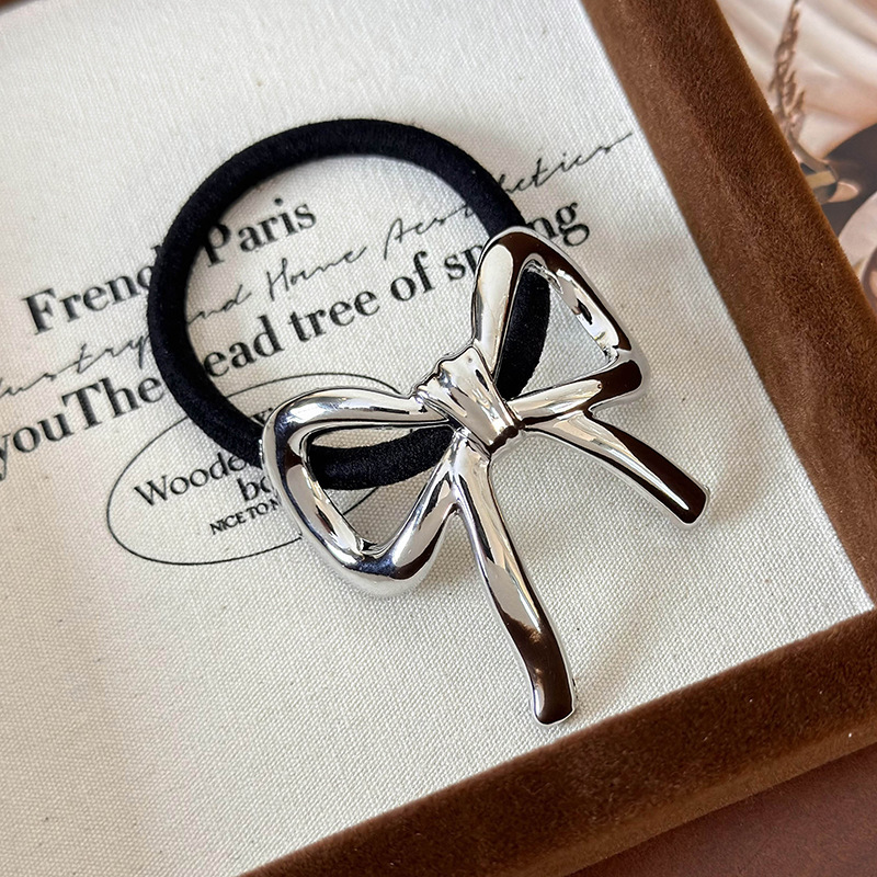 Women's Gender Women's Simple Style Classic Style Bow Knot Alloy Patchwork Hair Tie