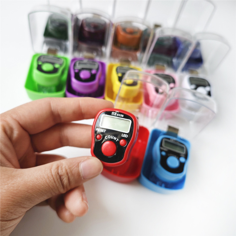 工厂货源新款夜光计数器电子数显戒指型手指记数器finger counter|undefined