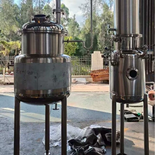 定制真空浓缩器单效双效三效蒸发器食品设备厂家直供蒸发式
