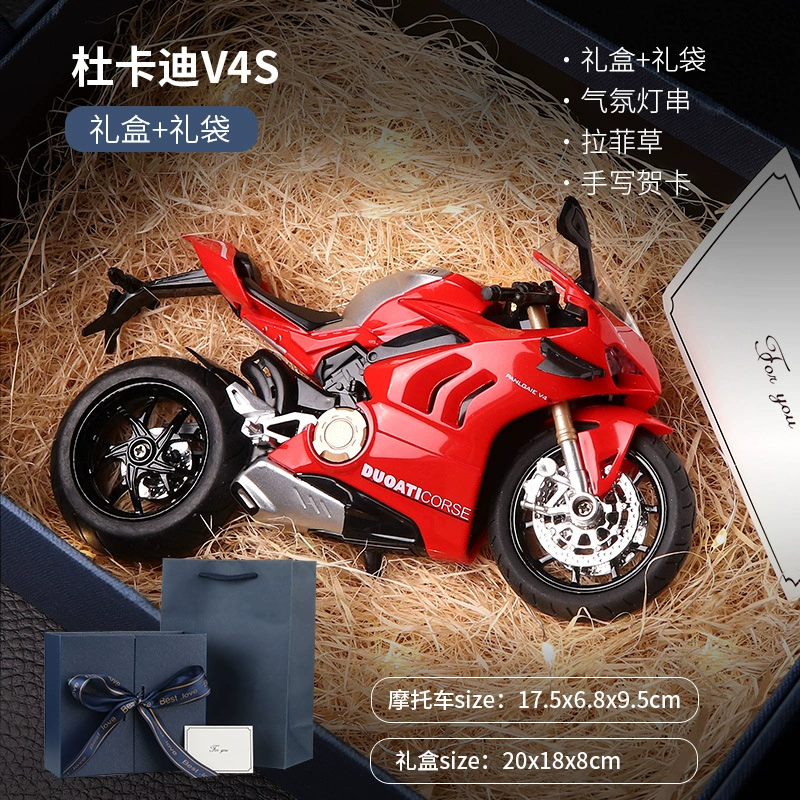 Kawasaki, металлический реалистичный мотоцикл, модель автомобиля, минифигурка, подарок на день рождения