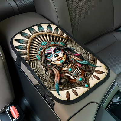 fun patterns, sponge car interior, Armrest box pad - zkfs064