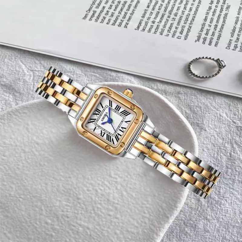 Xiangshiman Small Square Manufacturer Direct Hair Fashion Elegant Retro Roman Classic Women's Watch Quartz Watch Foreign Trade Watch