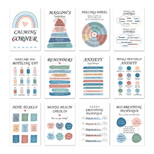 亚马逊装饰挂图励志健康办公室学校辅导用品教室墙壁心理健康海报