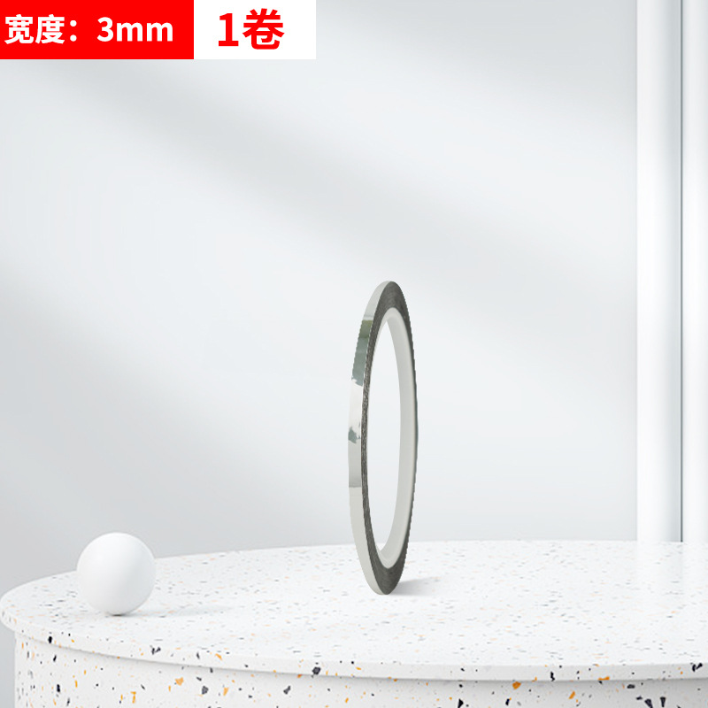 銀色のテープの結婚式の装飾のレーザーの反射の明るい銀竜の遮光のテープのレースの包装のDIYの小さいテープ