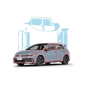 21-26 Volkswagen Golf GTI üçün TPU cızılmayan qoruyucu film