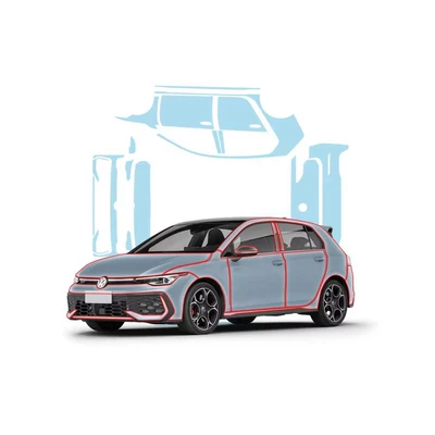 21-26 Models Volkswagen Golf Gti Invisible Car Cover Tpu Pre-Cut Paint Protection Film Anti-Scratch