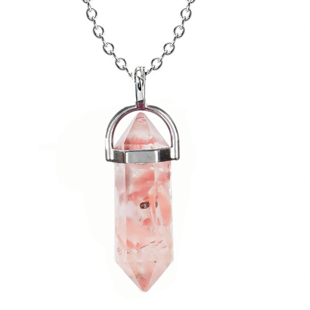 Fashion Hexagonal Resin Unisex Pendant Necklace 1 Piece
