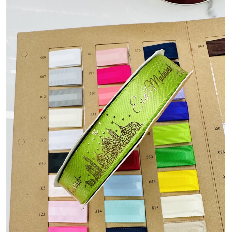 Ventas transfronterizas de castillo de fijación en caliente con decoración de vacaciones arco diy2cm de ancho fábrica de cinta directa