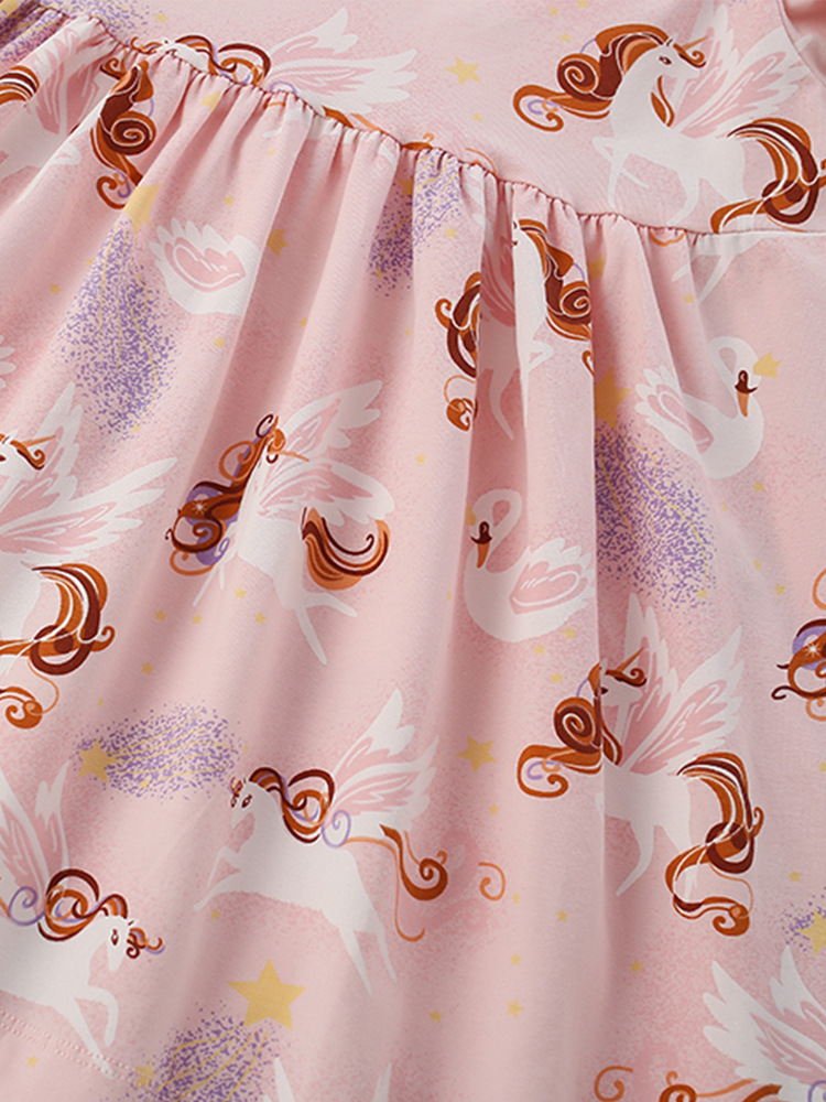 Malwee transfronterizo vestido de niña otoño y invierno nuevo estilo europeo y americano vestido de princesa para niños de manga larga de cuello redondo vestido de estilo occidental