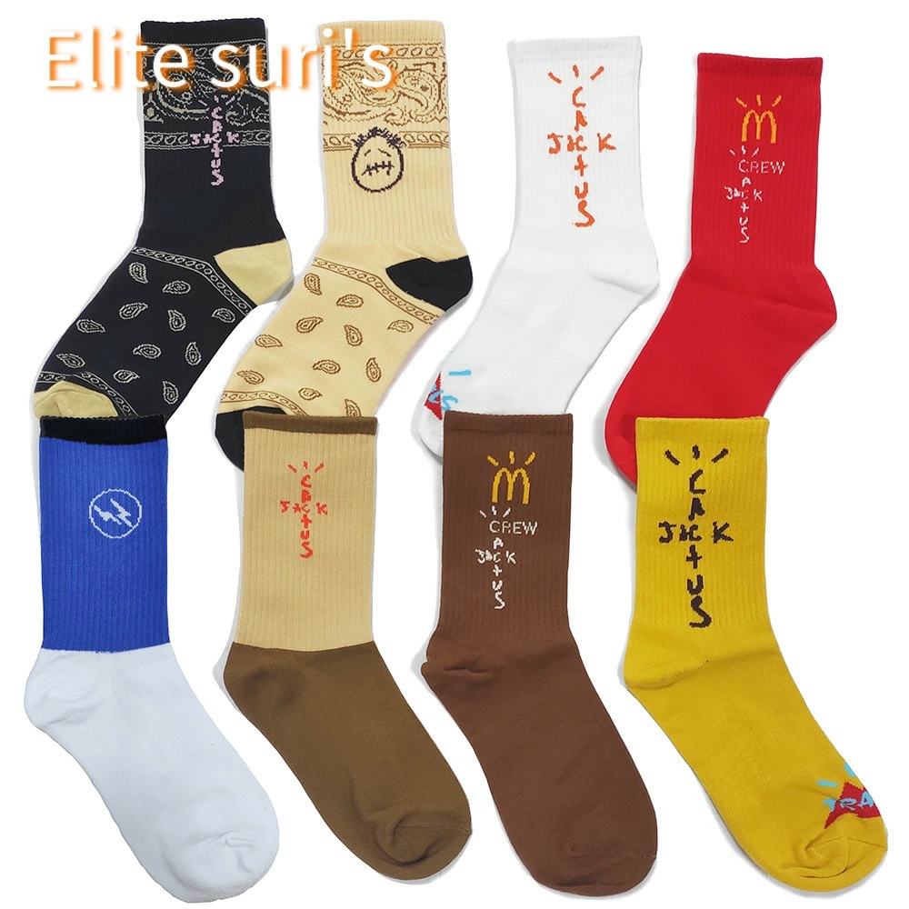 Мужские носки Travis Scott Skate Crew Socks Men Sport Travis Sco