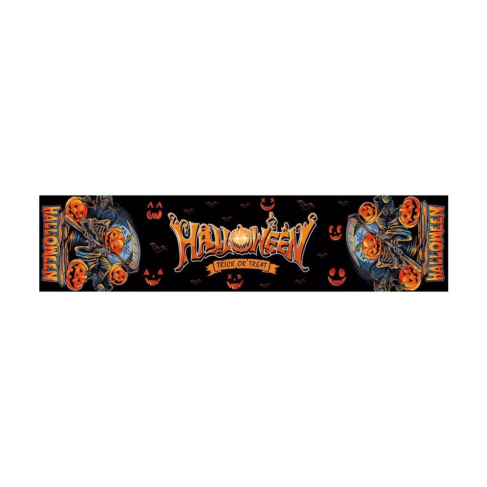 Transfronterizo 2024 Amazon nuevo Halloween calabaza festivales lino tabla bandera tabla de mesa comedor tabla de té tabla de bandera