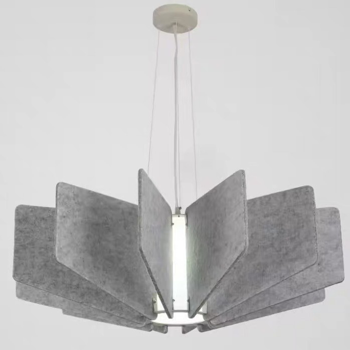 新款创意设计时尚日式酒店茶式吧台餐厅健身房办公室厨窗毛毡吊灯