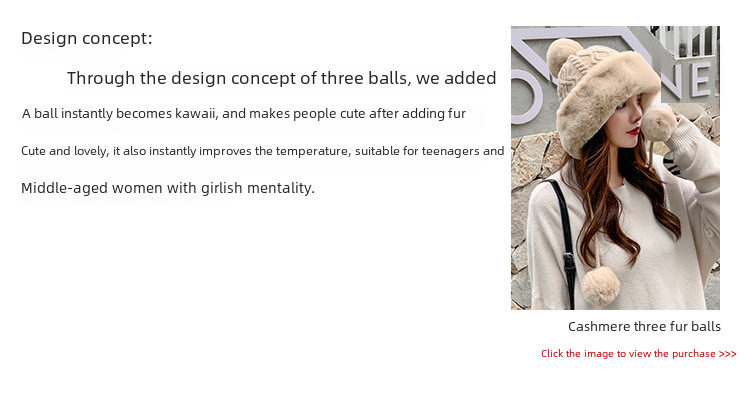 Dames wintermuts met pompon warme gebreide muts voor de herfst_voghion.com