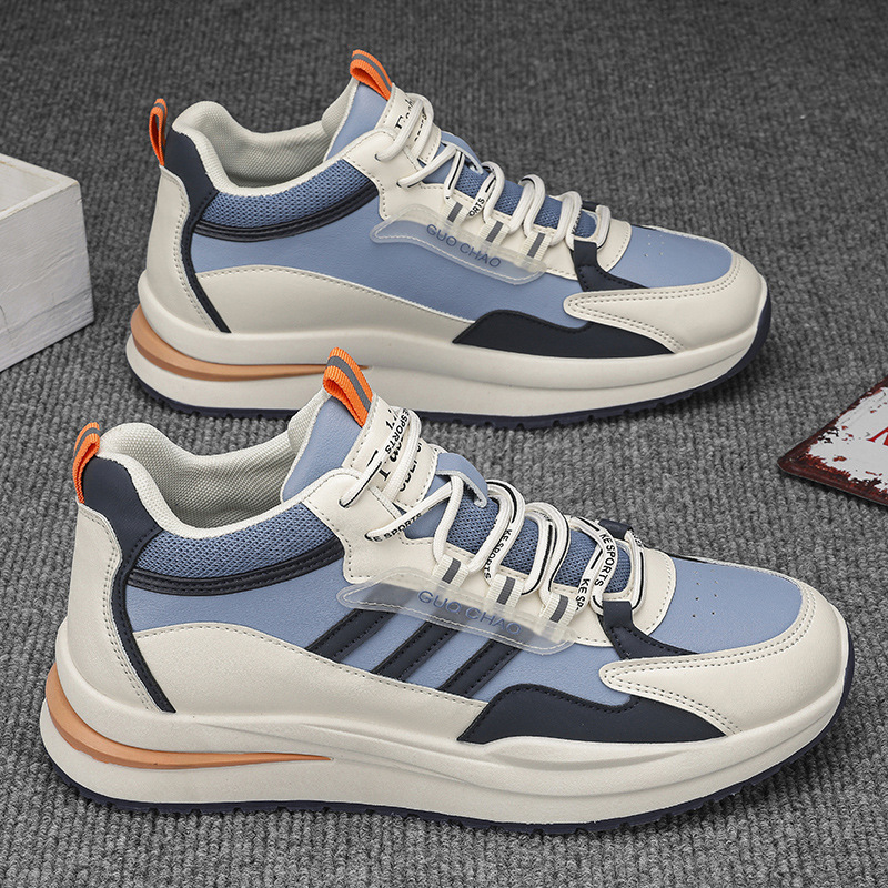 Ad nuevo estilo trébol mid-top zapatos de hombre Zapatos de argán transpirable impermeable cuero suave inferior antideslizante deportes zapatos casuales zapatos de moda