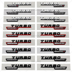 TURBO AMG 4MATIC+ labeling is suitable for Mercedes-Benz 17-21 fender car labeling