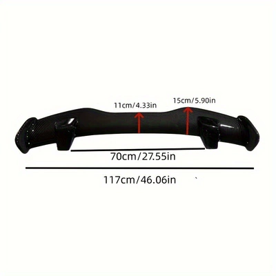 pattern color SUV large rear – Fixed wind wing