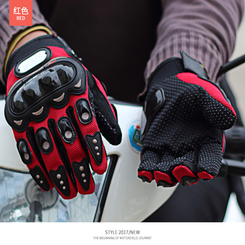 PRO-BIKER01C 터치스크린 업그레이드 여름용 오토바이 라이딩 장갑, 낙상 방지 및 오프로드 보호 기능