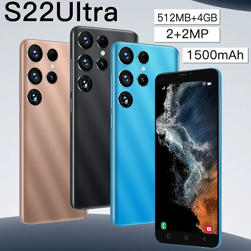 Смартфон S22Ultra, Android 8.1, 5.0" LCD, 1ГБ+16ГБ, Dual SIM, 1500 мАч