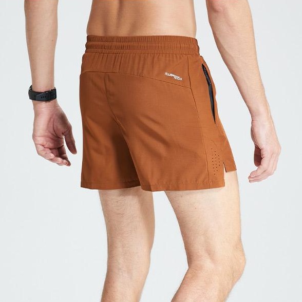 Pantalones cortos deportivos transfronterizos de secado rápido Pantalones deportivos de malla transpirables para hombres