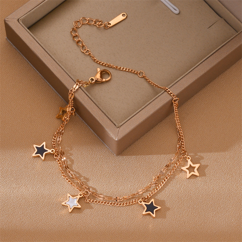Corea del Sur Dongdaemun moda pulsera de acero de titanio nicho mujer diseño de acero inoxidable sensación de alta calidad joyas de pulsera transfronteriza universal