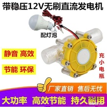 小型发电机220v家用静音水流水力涡轮野外户外野营便携式直麦太保