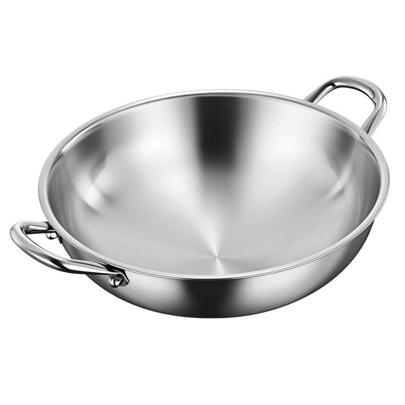 316 acero inoxidable de doble oreja para horno electromagnético de superficie de cocina