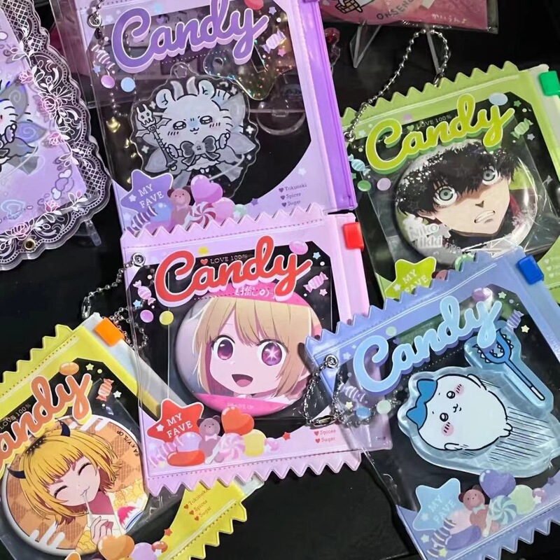 Japanese Same Candy Bag Gumei Props Badge Storage Display Pain Bag Pendant Millet Protective Cover