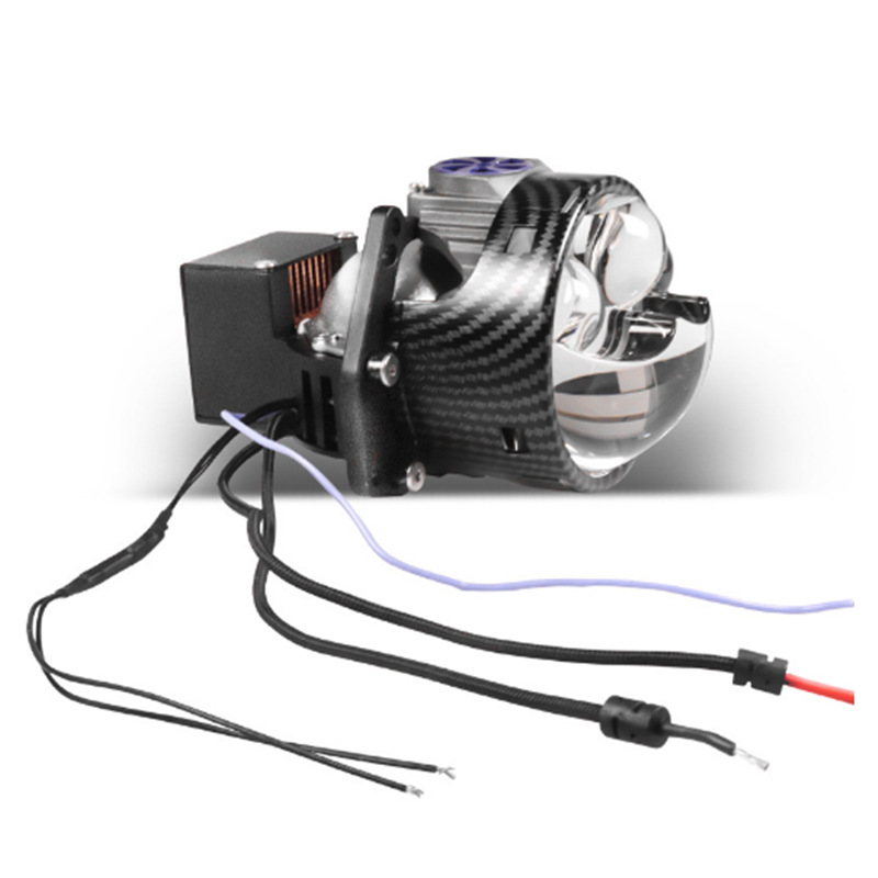 P93 ventilador tres lentes láser directas 3 pulgadas adaptadas delanteras LED de automóviles lente de doble luz