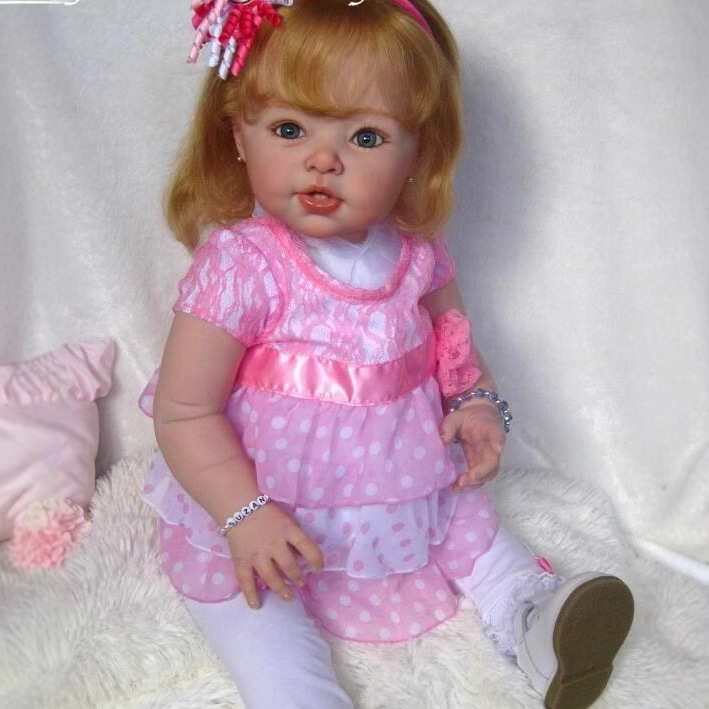 Nueva simulación bebé molde reborn muñeca kit 29 pulgadas piezas de la muñeca
