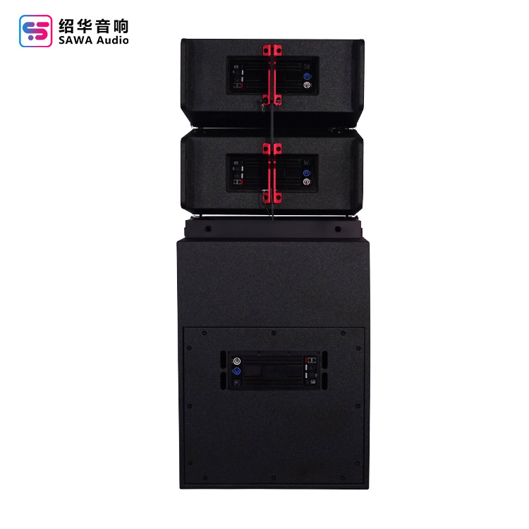 Los altavoces line array individuales de doce pulgadas son esenciales para altavoces line array de audio profesionales para escenarios de exteriores a gran escala.
