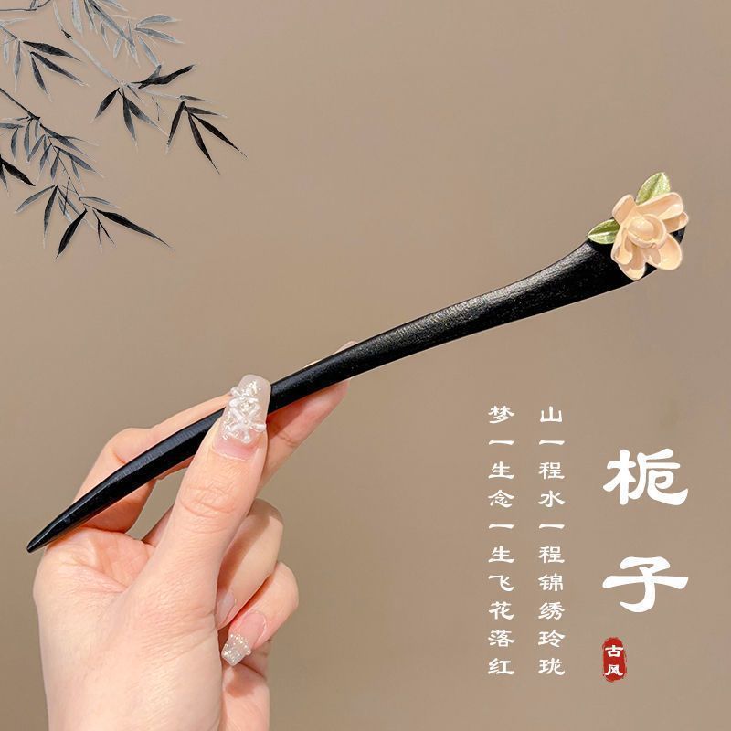 Nuevo estilo chino antiguo clip de cabello para mujeres acristaladas clip de brillo de brillo de alto nivel nuevo estilo chino clip de cabello simple clip