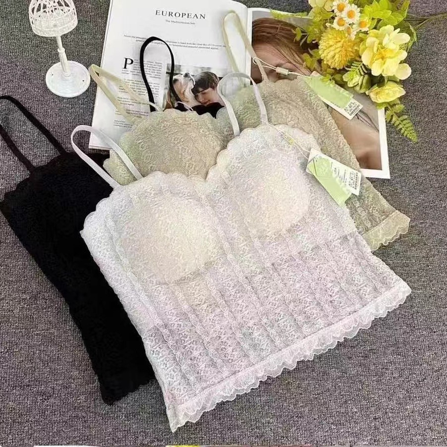 Nueva moda de encaje de alta calidad, chaleco de dama sin anillo de acero, bra de yoga, ropa interior deportiva, mujer al por mayor