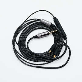 三按键耳机音频线舒尔SE215/425/535/846/威士顿UE900发烧线