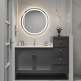 Американский шкаф для ванной комнаты комбинация висящего шкафа каменная тарелка сплошной деревянная карага