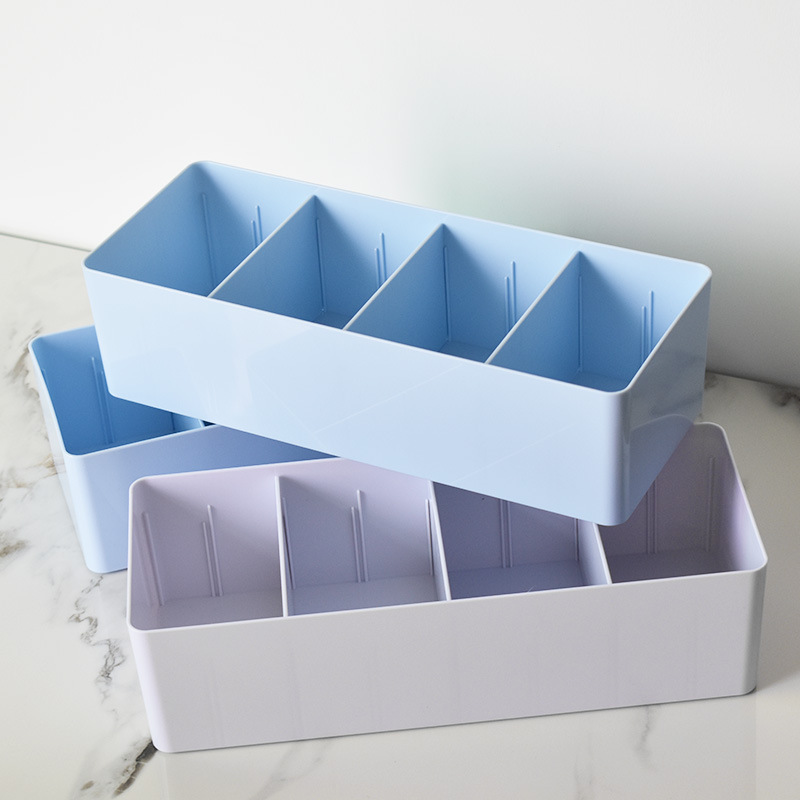 Hospital Drawer Compartment Storage Box Multi-Compartment Desktop Partition Box Rectangular Plastic Hospital Medicine Classification and Organization