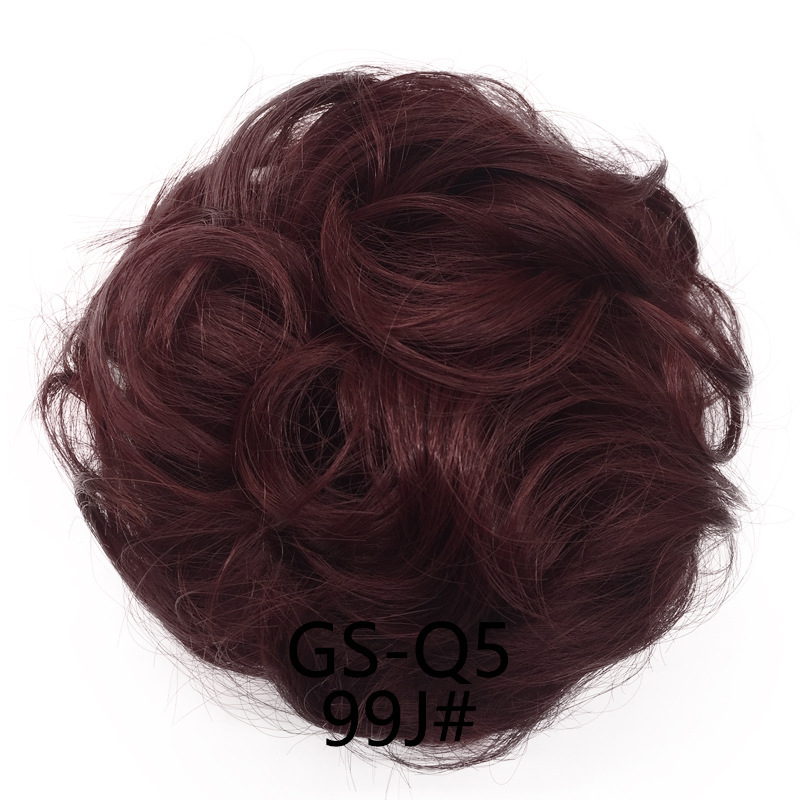 Europa y los Estados Unidos pelucas anillo de pelo de bolas cabeza cuerda elástica peludo natural peludo peludo transfronterizo