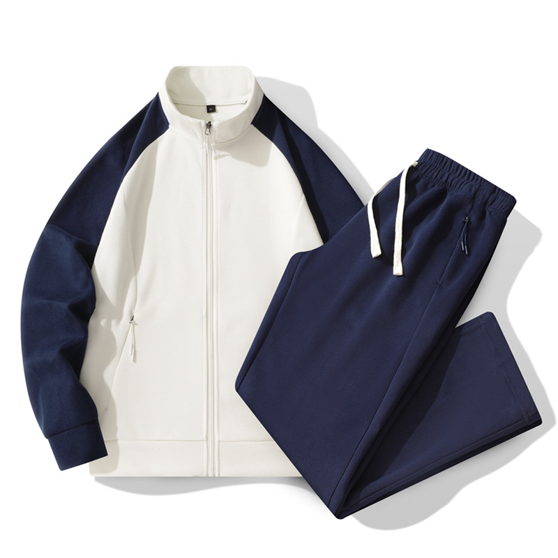 살구-짙은 파란색