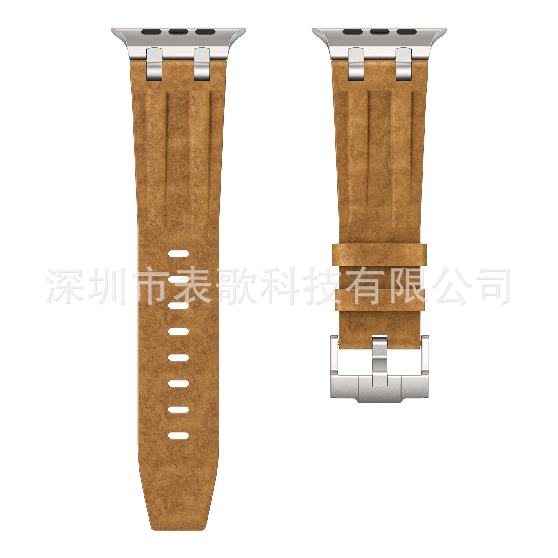 Brown Crazy Horse+Silver Buckle