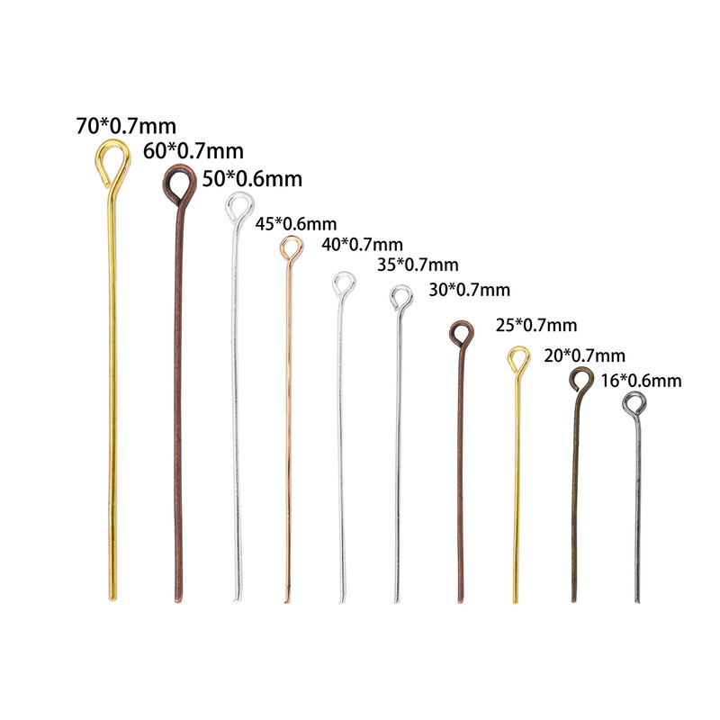 DIY Jewelry Accessories Color-Preserving Nine-Shaped Needle Handmade Beading Materials Metal Nine-Shaped Needle Beading Needle Connecting Needle Wholesale DIY Jewelry Accessories Color-Preserving Nine-Shaped Needle Handmade Beading Materials Metal Nine-Shaped Needle Beading Needle Connecting Needle Wholesale
