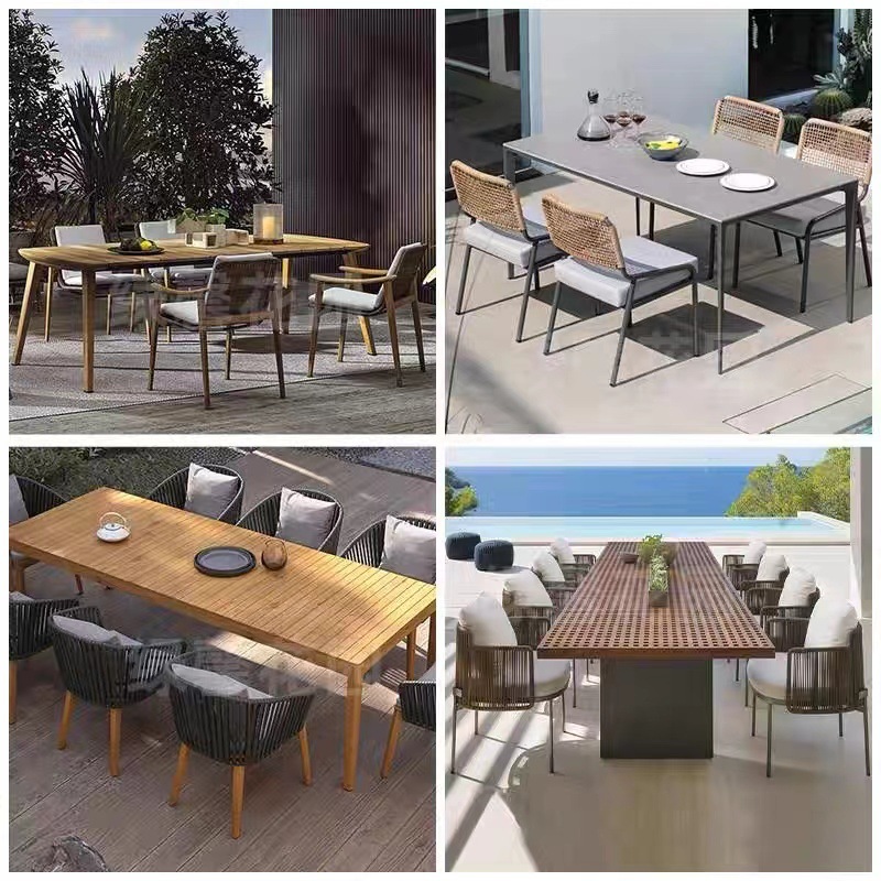 Recepción del departamento de ventas del hotel mesas y sillas de caña resort villa patio mesas y sillas café restaurante mesas y sillas