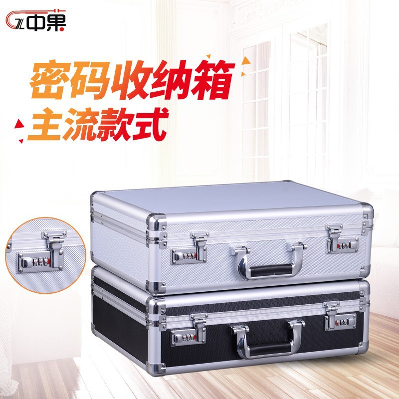 Caja caja de herramientas de equipo de instrumento portátil grande caja de aire caja de almacenamiento de aleación de aluminio kit de herramientas caja de almacenamiento de herramientas