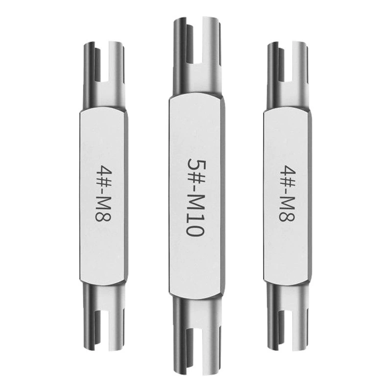 Шестиугольный двуглавый экстрактор сломанного метчика Съемник нарезания резьбы Инструмент для извлечения обратной резьбы