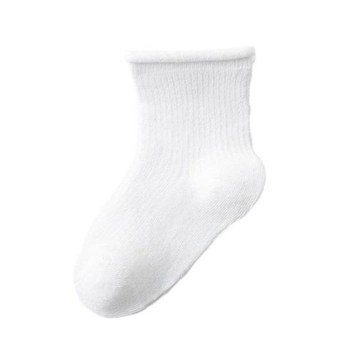Newborn infants 0-6-12 months 3-year-old baby children spring summer cotton breathable thin unlined knee socks